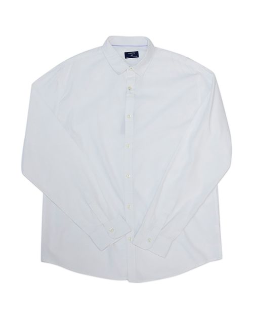 Camisa Gents casual oxford blanca para hombre