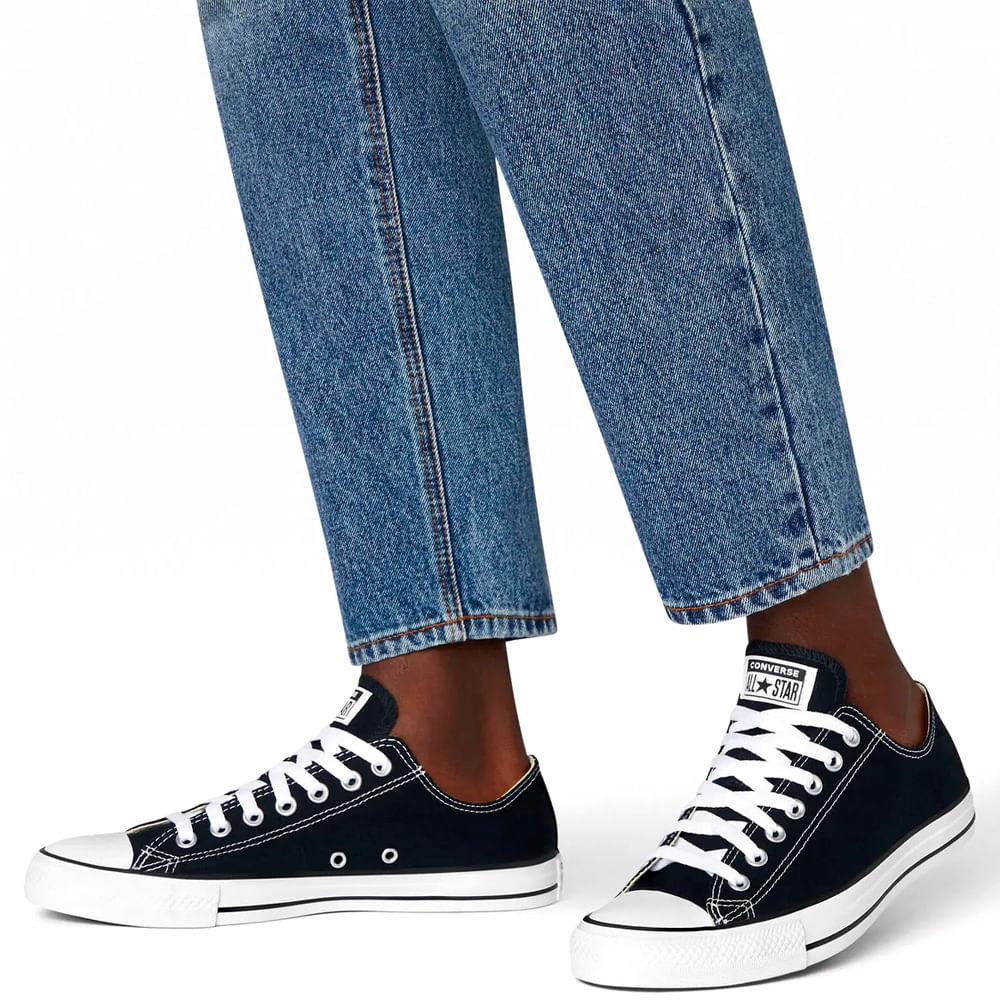zapatos converse color negro