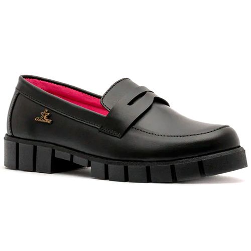 Zapato escolar Golden Tag color negro para niña