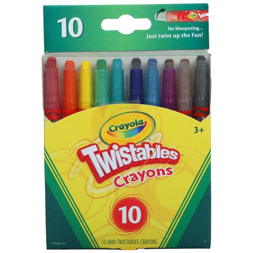 Crayones mini twistables 10 piezas