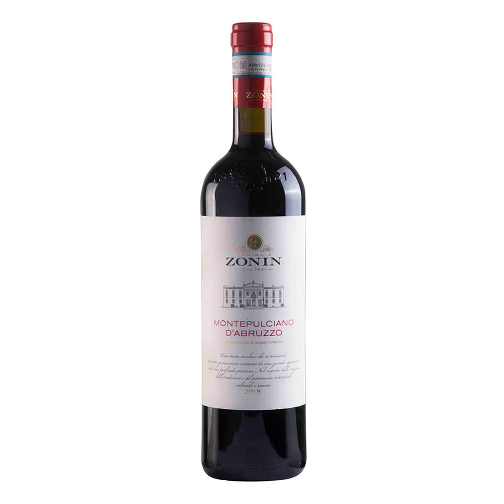 Vino Zonin Montepulciano D'Abruzzo 750ml - Siman El Salvador