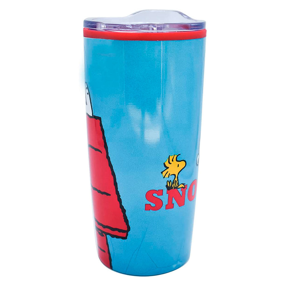 Botella Agua Térmica Acero Inoxidable QuyCup Peanuts Snoopy (Bicicleta
