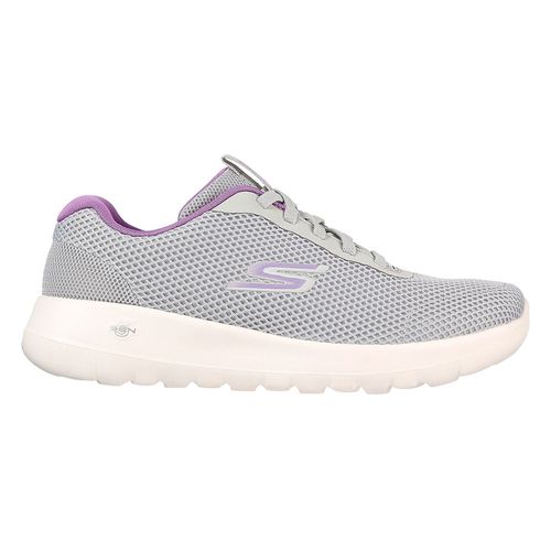Calzado deportivo casual Skechers color gris/lila para dama