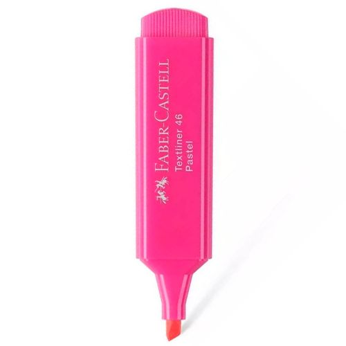Faber castell resaltador pastel rosado