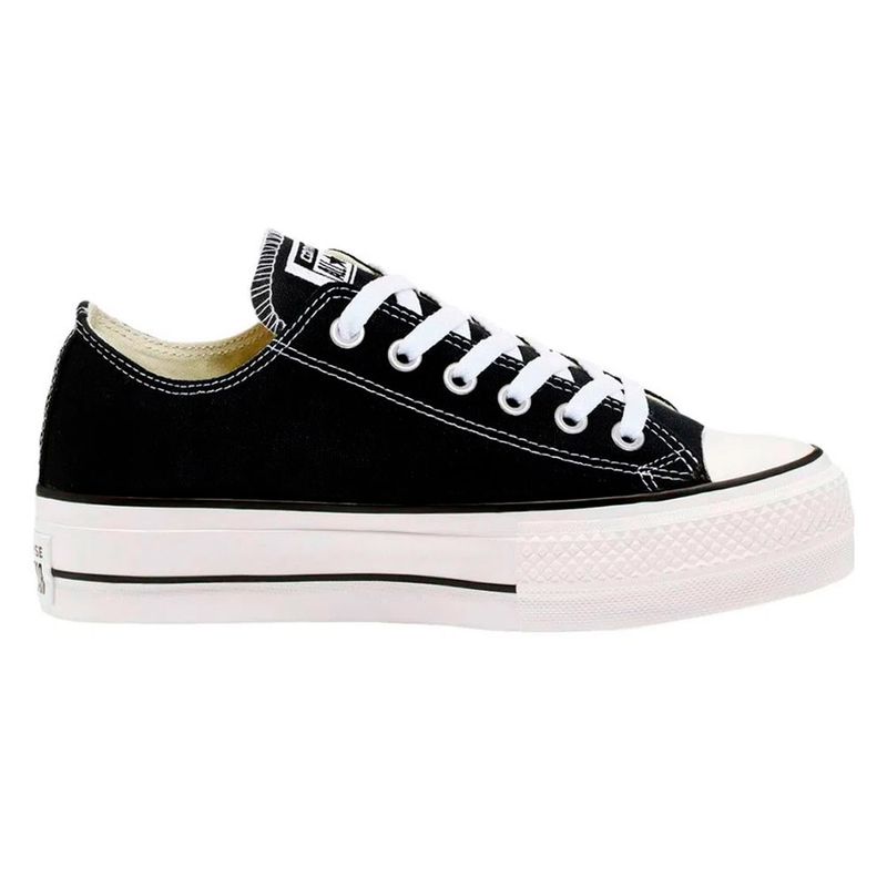 Zapato deportivo casual Converse chuck taylor all star color negro para dama