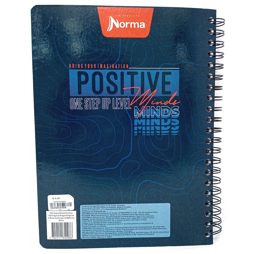 Cuaderno Cosido En Blanco 200 Páginas - Tilibra