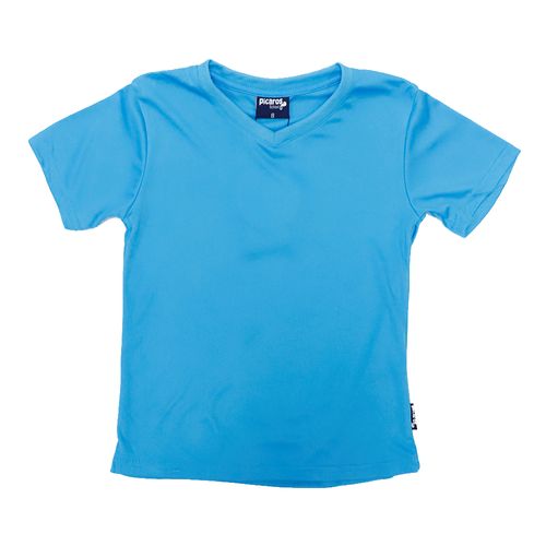 Camiseta celeste sólido para niño