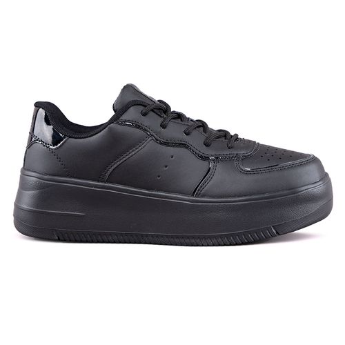 Zapato deportivo casual Coral clara 2 color negro para mujer
