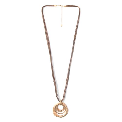 Collar aros cordones