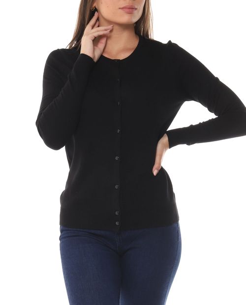 Suéter Nicolle cárdigan negro para mujer