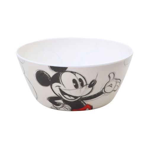 Plato hondo Mickey de melamina multicolor