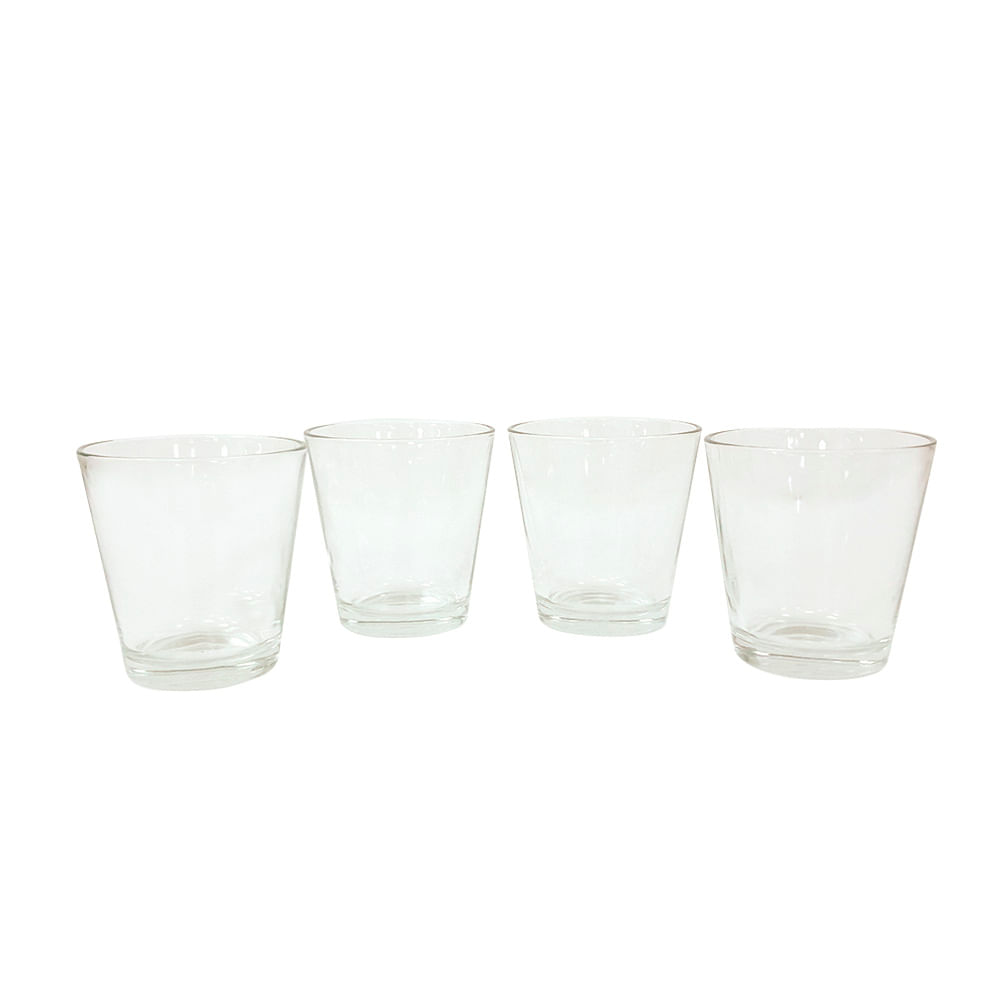 Set de vasos de vidrio 6 piezas 591 ml - Siman El Salvador
