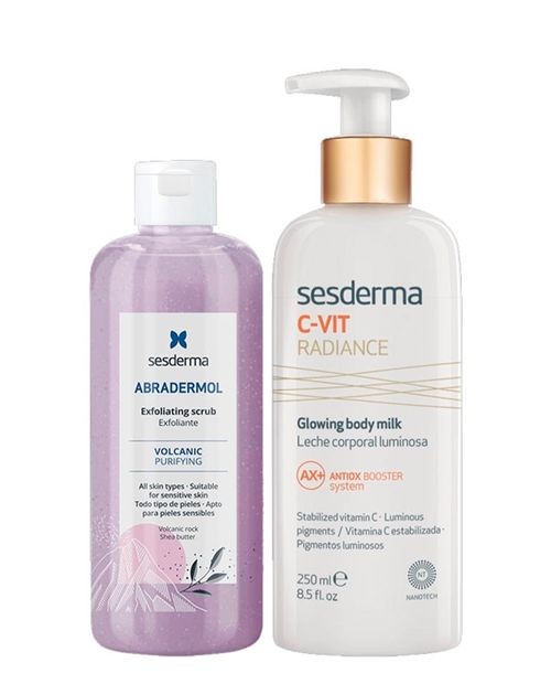 Set  Para el Verano C Vit Radiance + Abradermol Volcanic