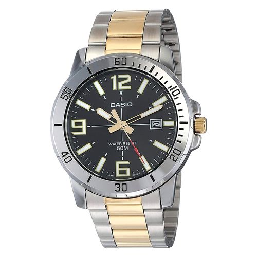Reloj Casio análogo metálico combinado para hombre