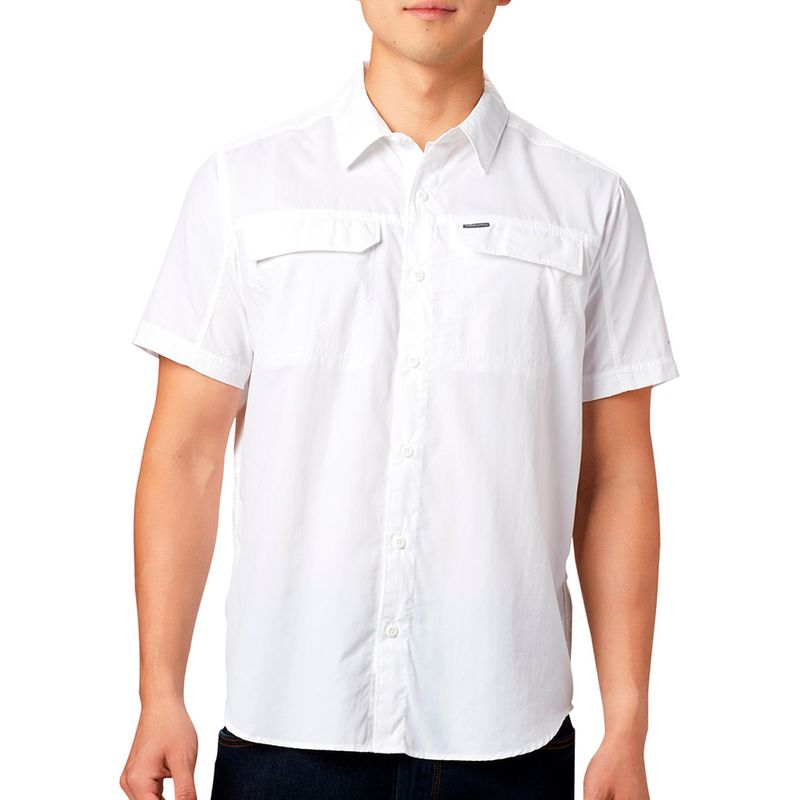 Camisa Columbia Silver Ridge 2.0 blanca para hombre