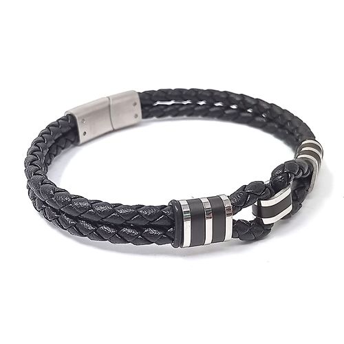 Pulsera combinada para hombre en caja