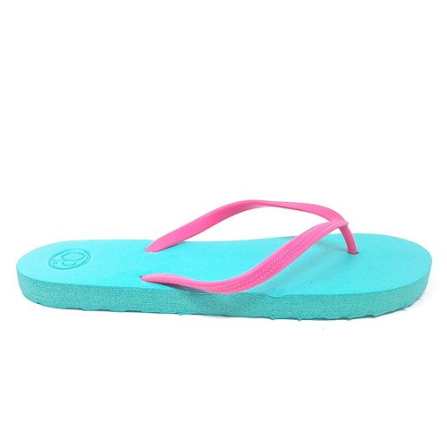 Sandalia de playa OP color celeste para mujer