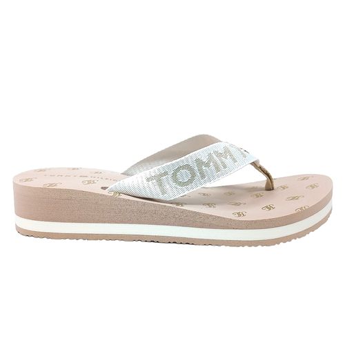 Sandalia de playa Tommy Hilfiger multicolor para mujer