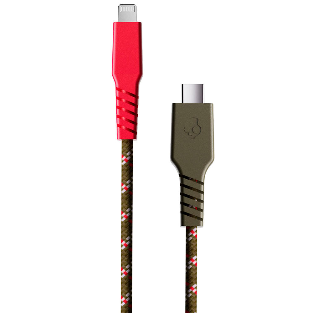 Cable line plus usbc a lightning rojo/verde Siman El Salvador