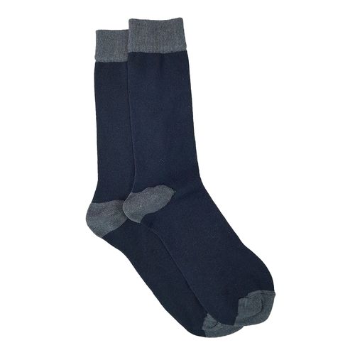 Calcetines de vestir navy sólido para hombre
