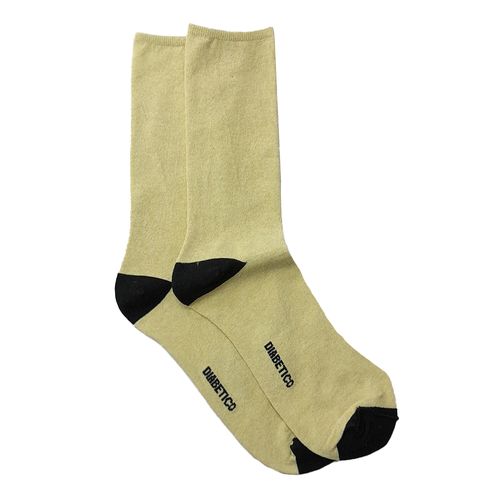 Par de calcetines para diabéticos Unexpected beige para hombre