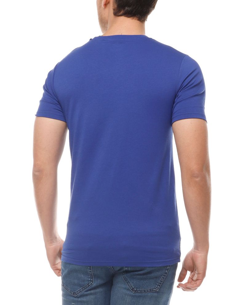 Sony Camiseta azul logo PlayStation vertical para hombre - Siman Costa Rica