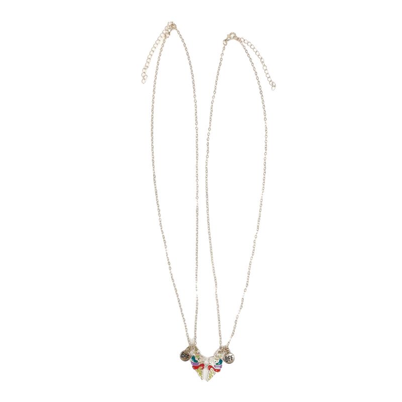 Set-de-2-collares-dorado-solido-para-niña