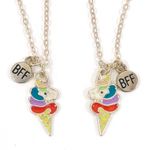 Set-de-2-collares-dorado-solido-para-niña