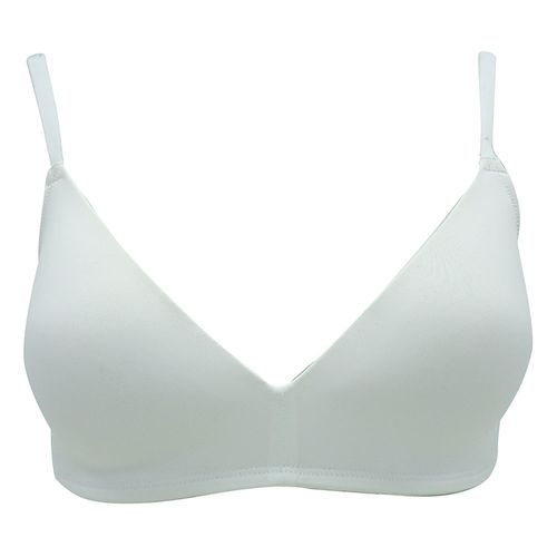 Brasier foam microfibra color blanco