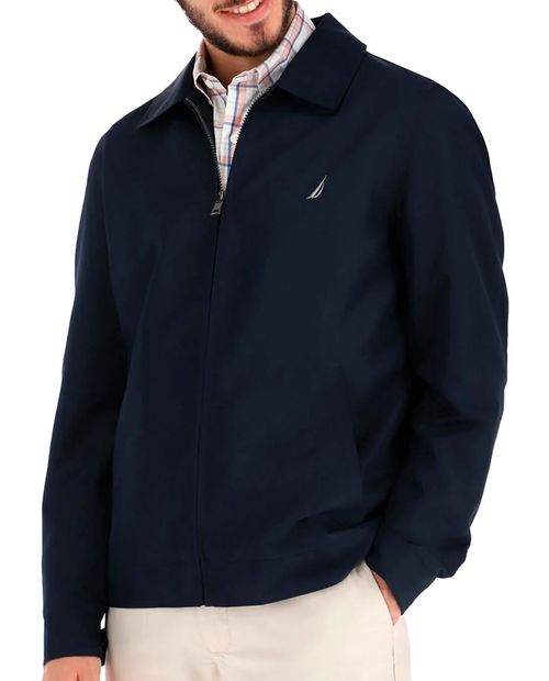 Nautica Jacket liviano azul de hombre