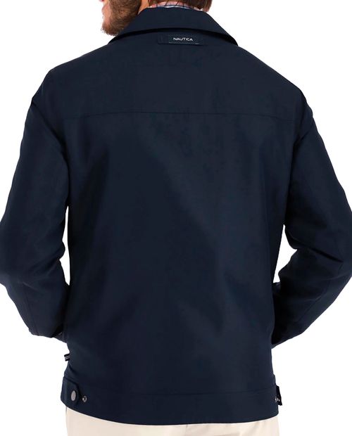 Nautica Jacket liviano azul de hombre