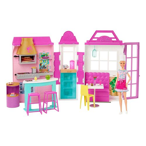 Barbie Estate Set de Juego Restaurante con Muñeca