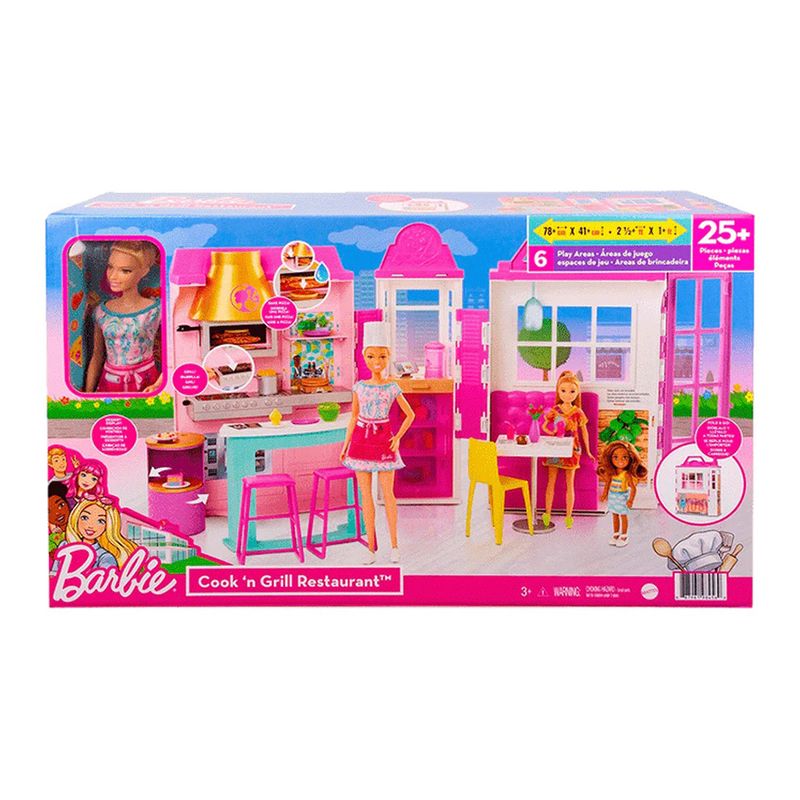 Barbie Estate Set de Juego Restaurante con Muñeca Siman Costa Rica