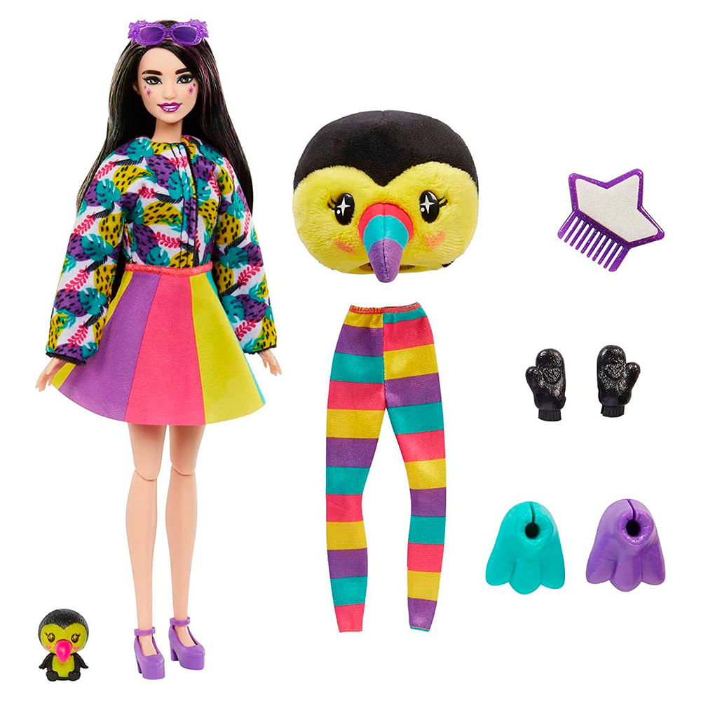 Barbie Cutie Reveal Muneca Animales de la Selva