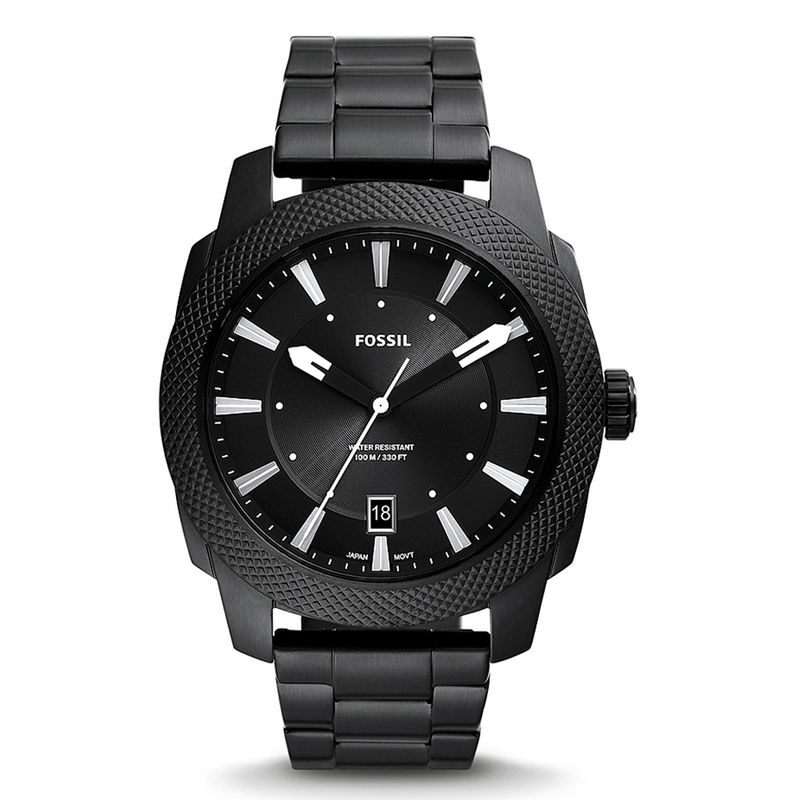 Reloj Fossil analoogo metalico negro para hombre