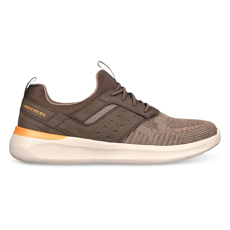 Zapato deportivo Skechers cafe para hombre