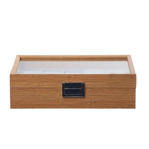 Caja café organizadora para relojes 26x21x7.5 cm