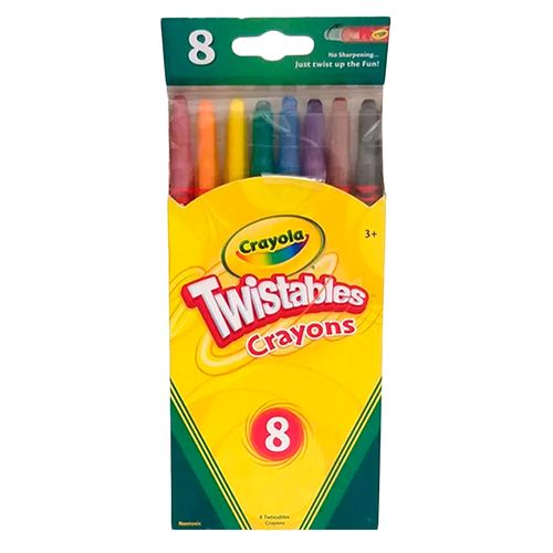 8 Crayones twistables