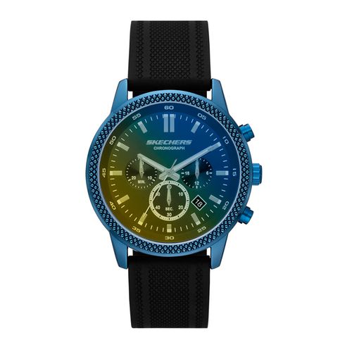 Reloj Skechers cronometro silicón negro para hombre