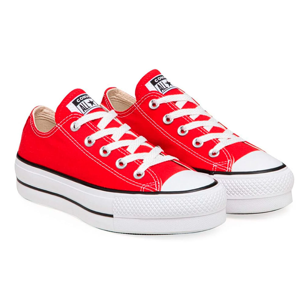 Converse rojos outlet dama