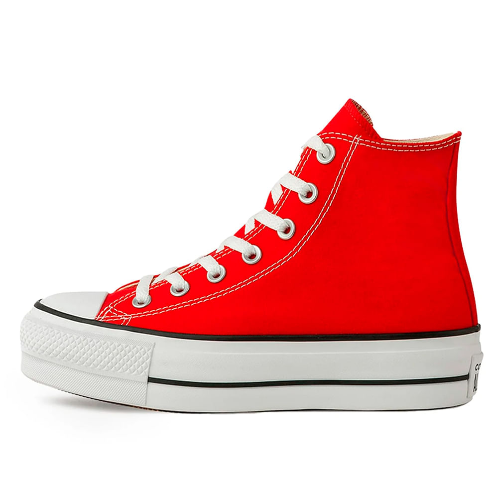 Zapato deportivo casual Converse color rojo para dama Siman El Salvador