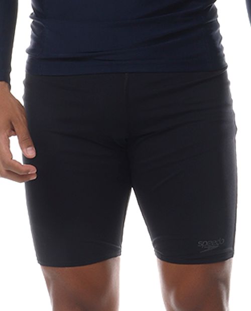 Traje de baño deportiva negro para hombre