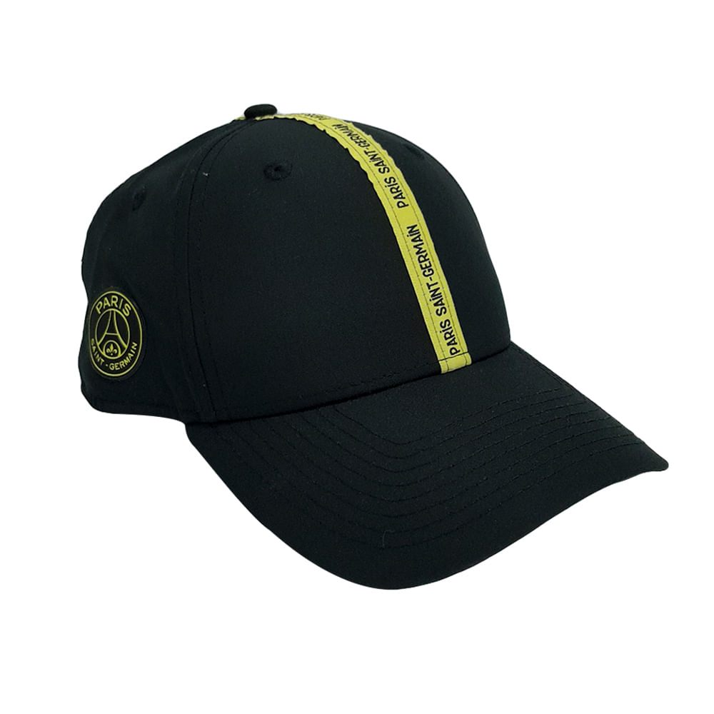 Gorra Negra Del Paris Saint-Germain Con Logo De Rayo De Nike Football