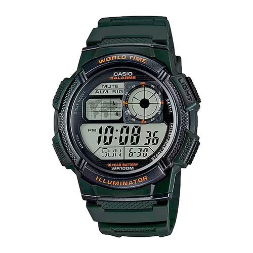 Reloj Casio digital resina negro para hombre
