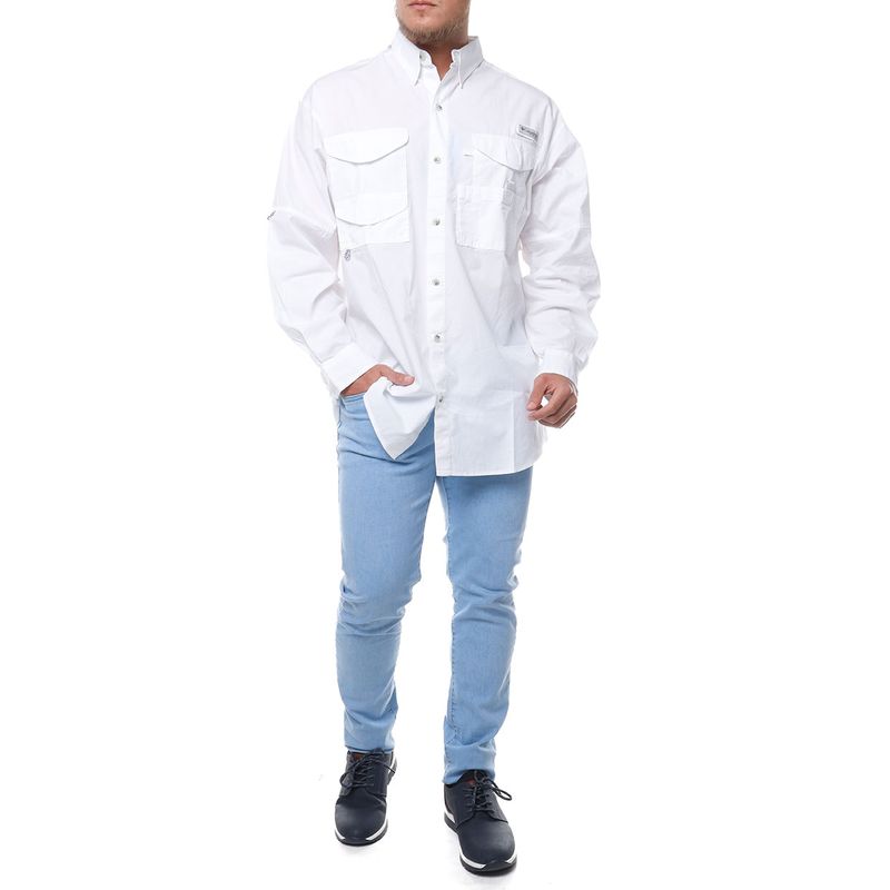 Las mejores ofertas en Camisas blancas Columbia para hombres