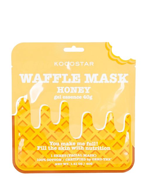 Waffle Mascarilla facial de miel de abeja