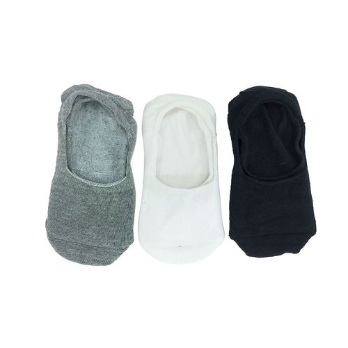 Paquete de 3 pares de punteras multicolor para dama