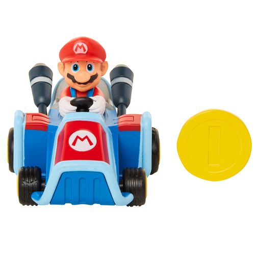 Super mario coche con moneda