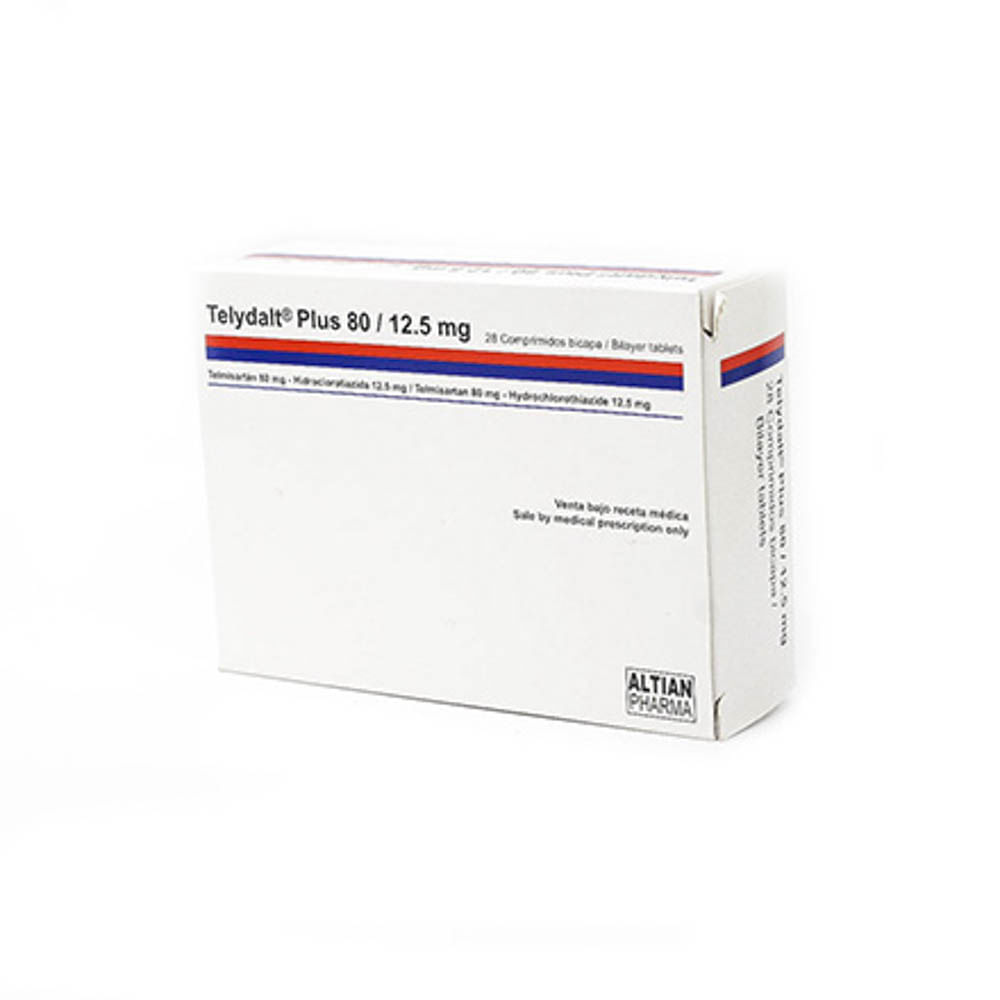 Telydalt Plus 80mg/12.5mg 28 Comprimidos - Siman El Salvador