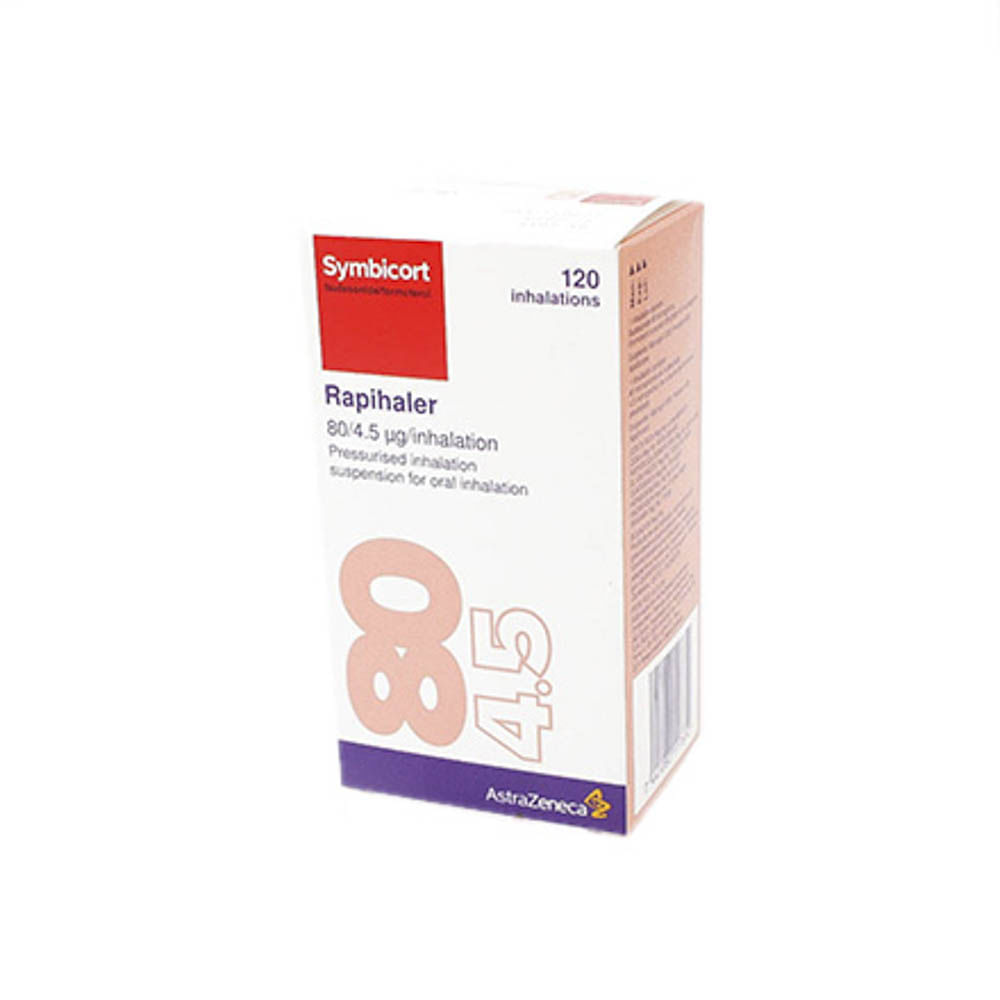 Symbicort rapihaler 80 4 5mcg inhalador 120 dosis